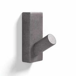 Patère Murale Clou, Finition Gris Béton, T16