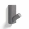 Patère Murale Clou, Finition Gris Ciment, T16