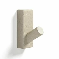 Patère Murale Clou, Finition Terrazzo Beige, T16