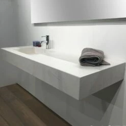 Pierre Calacatta ,Plan Vasque Salle De Bain Suspendu 121x46 Cm, Vasque Gauche Ou Droite -Produits De Salle De Bain Soldes 2024 plan vasque salle de bain suspendu 121x46 cm vasque gauche ou droite pierre calacatta 5