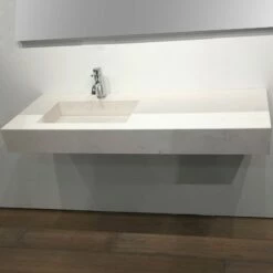 Pierre Calacatta ,Plan Vasque Salle De Bain Suspendu 121x46 Cm, Vasque Gauche Ou Droite -Produits De Salle De Bain Soldes 2024 plan vasque salle de bain suspendu 121x46 cm vasque gauche ou droite pierre calacatta 6