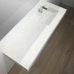 Pierre Calacatta, Plan Vasque Salle De Bain Suspendu 141x46 Cm, Vasque Gauche Ou Droite -Produits De Salle De Bain Soldes 2024 plan vasque salle de bain suspendu 141x46 cm vasque gauche ou droite pierre calacatta 5