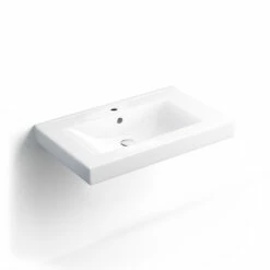 Lavabo Suspendu, Céramique, 80 X 47,5 Cm