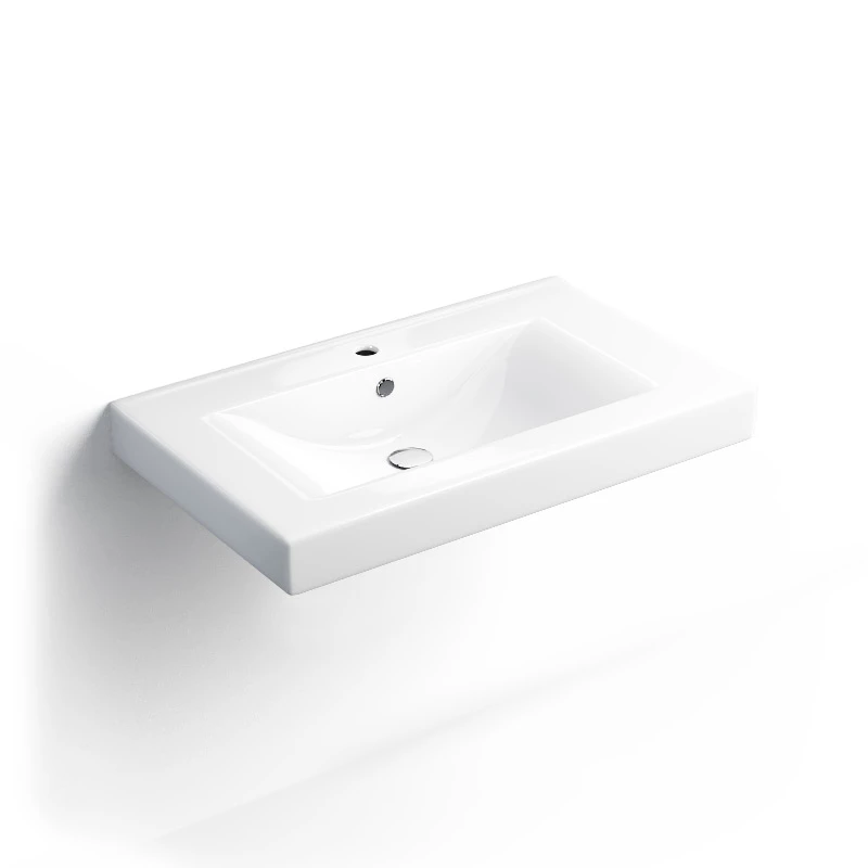 Lavabo Suspendu, Céramique, 80 X 47,5 Cm 3 Lavabo Suspendu, Céramique, 80 X 47,5 Cm