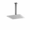 Pommeau De Douche Carré Qube, 2 Dimensions, Avec Bras De Douche Plafond 25cm -Produits De Salle De Bain Soldes 2024 pomme de douche qube 3 dimensions et bras plafond 25cm