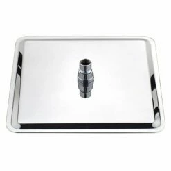 Pommeau De Douche Carré Qube, 2 Dimensions, Avec Bras De Douche Plafond 25cm -Produits De Salle De Bain Soldes 2024 pomme de douche qube 3 dimensions et bras plafond 25cm 7