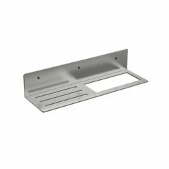 Porte-serviette 40 Cm Avec Tablette, Inox Brossé, Châtelet