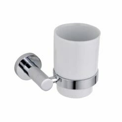 Porte Verre Mural Chromé, Roll