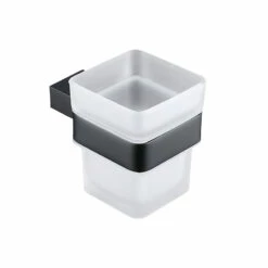 Porte-verre, Noir Mat, Qube