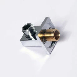 Prise D'eau Carrée En Laiton Finition Chromé -Produits De Salle De Bain Soldes 2024 prise d eau carre laiton chrome 2