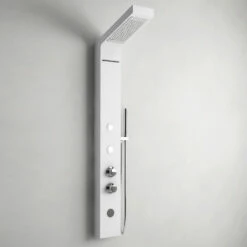 Quaro, Panneau De Douche Hydromassant, Thermostatique, Solid Surface -Produits De Salle De Bain Soldes 2024 quaro panneau de douche hydromassant thermostatique solid surface 2