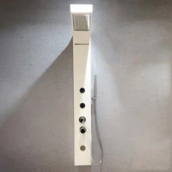 Quaro, Panneau De Douche Hydromassant, Thermostatique, Solid Surface -Produits De Salle De Bain Soldes 2024 quaro panneau de douche hydromassant thermostatique solid surface 4