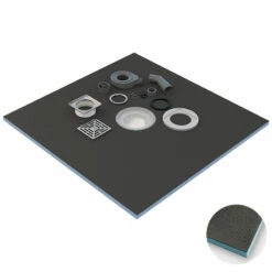 Receveur De Douche à Carreler 120x120 Cm Redécoupable, Doccia Square