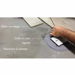 Receveur De Douche à Carreler 120x120 Cm Redécoupable, Doccia Square -Produits De Salle De Bain Soldes 2024 receveur a carreler carre 120x120 cm doccia square 7