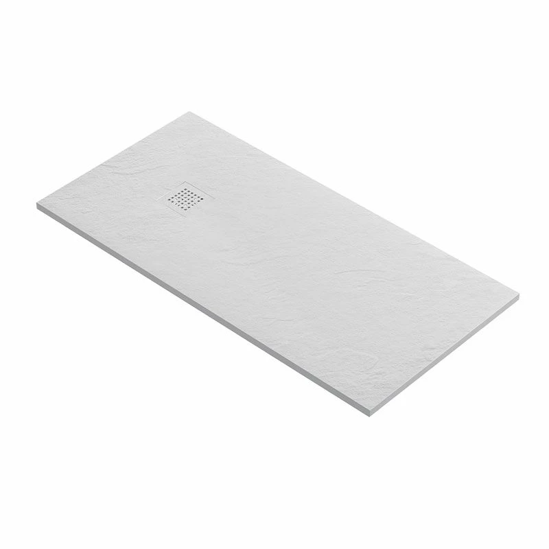 Receveur De Douche 90x120, 140, 160 Ou 200 Cm. Grille Blanche, Composite Blanc, Fjord 5 Receveur De Douche 90x120, 140, 160 Ou 200 Cm. Grille Blanche, Composite Blanc, Fjord – Image 3