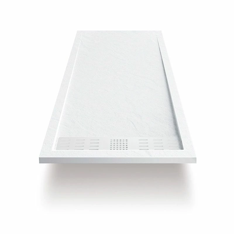 Receveur De Douche 90x120, 140, 160 Ou 200 Cm. Grille Blanche, Composite Blanc, Jungle 4 Receveur De Douche 90x120, 140, 160 Ou 200 Cm. Grille Blanche, Composite Blanc, Jungle – Image 2