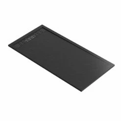 Receveur De Douche 80x140, 160 Ou 200 Cm. Grille Noire, Composite Noir, Jungle -Produits De Salle De Bain Soldes 2024 receveur de douche 140 160 ou 200 cm largeur 80 cm grille noire composite noir jungle 2