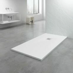 Receveur De Douche 70x100 Ou 140 Cm. Grille Blanche, Solid Surface Blanc, Toscane 13 Receveur De Douche 70x100 Ou 140 Cm. Grille Blanche, Solid Surface Blanc, Toscane -Produits De Salle De Bain Soldes 2024 receveur de douche 70x100 ou 140 cm grille blanche composite blanc toscane 3