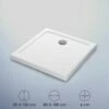 Receveur De Douche 80x80, 90x90 Ou 100x100 Cm, Acrylique, Bora -Produits De Salle De Bain Soldes 2024 receveur de douche 80x80 90x90 ou 100x100 cm acrylique bora