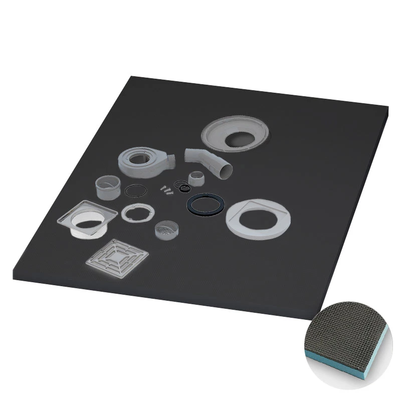 Receveur De Douche à Carreler 120x90 Cm Redécoupable, Doccia Square 3 Receveur De Douche à Carreler 120x90 Cm Redécoupable, Doccia Square