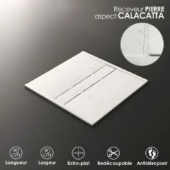 Receveur De Douche Calacata, 90x90 Cm, Apolo Central 15 Receveur De Douche Calacata, 90x90 Cm, Apolo Central -Produits De Salle De Bain Soldes 2024 receveur de douche calacata 90x90 cm apolo central 6