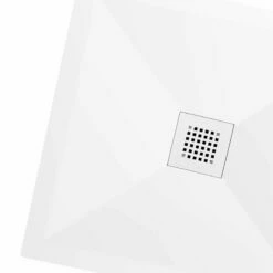 Receveur De Douche Carré 70, 80, 90 Ou 100 Cm. Grille Blanche, Solid Surface Blanc, Toscane 18 Receveur De Douche Carré 70, 80, 90 Ou 100 Cm. Grille Blanche, Solid Surface Blanc, Toscane -Produits De Salle De Bain Soldes 2024 receveur de douche carre 70 80 90 ou 100 cm grille blanche composite blanc toscane 6