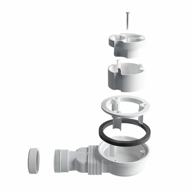 Receveur De Douche Carré 70, 80, 90 Ou 100 Cm. Grille Blanche, Solid Surface Blanc, Toscane 12 Receveur De Douche Carré 70, 80, 90 Ou 100 Cm. Grille Blanche, Solid Surface Blanc, Toscane – Image 10