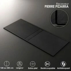 Receveur De Douche, Pierre Pizarra, 80x140 Ou 200 Cm, Apolo Central 17 Receveur De Douche, Pierre Pizarra, 80x140 Ou 200 Cm, Apolo Central -Produits De Salle De Bain Soldes 2024 receveur de douche pierre pizarra 80x120 a 80x200 cm apolo central 7