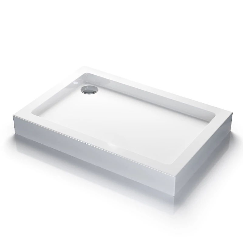 Receveur De Douche Surélevé Rectangulaire 100x80 Ou 120x80 Cm, Acrylique, Bora 5 Receveur De Douche Surélevé Rectangulaire 100x80 Ou 120x80 Cm, Acrylique, Bora – Image 3