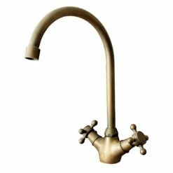 Robinet Mélangeur Lavabo, Finition Bronze , Antic