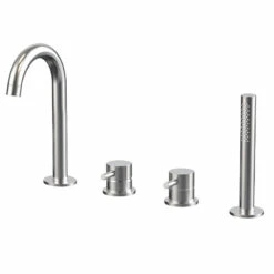 Robinet Mitigeur Bain-douche De Plage Inox Brossé, Châtelet