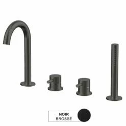 Robinet Mitigeur Bain-douche De Plage Noir Brossé, Châtelet -Produits De Salle De Bain Soldes 2024 robinet mitigeur bain douche de plage noir brosse chatelet 1