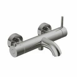 Robinet Mitigeur Bain Douche Mural, Chrome, Châtelet III