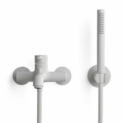 Robinet Mitigeur De Baignoire Mural Blanc Mat, Châtelet -Produits De Salle De Bain Soldes 2024 robinet mitigeur de baignoire mural blanc mat chatelet 1