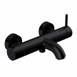 Robinet Mitigeur De Baignoire Mural Noir Brossé, Châtelet -Produits De Salle De Bain Soldes 2024 robinet mitigeur de baignoire mural noir brosse chatelet 1