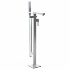 Robinet Mitigeur De Baignoire Sur Pied, Chromé, Tuileries