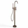 Robinet Mitigeur De Baignoire Sur Pied, Cuivré Brossé, Châtelet -Produits De Salle De Bain Soldes 2024 robinet mitigeur de baignoire sur pied cuivre brosse chatelet