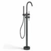 Robinet Mitigeur De Baignoire Sur Pied, Noir Brossé, Châtelet -Produits De Salle De Bain Soldes 2024 robinet mitigeur de baignoire sur pied noir brosse chatelet