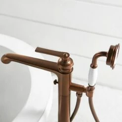 Robinet Mitigeur De Bain Au Sol, Traité Cuivre, Liberty -Produits De Salle De Bain Soldes 2024 robinet mitigeur de bain au sol traite cuivre liberty 2