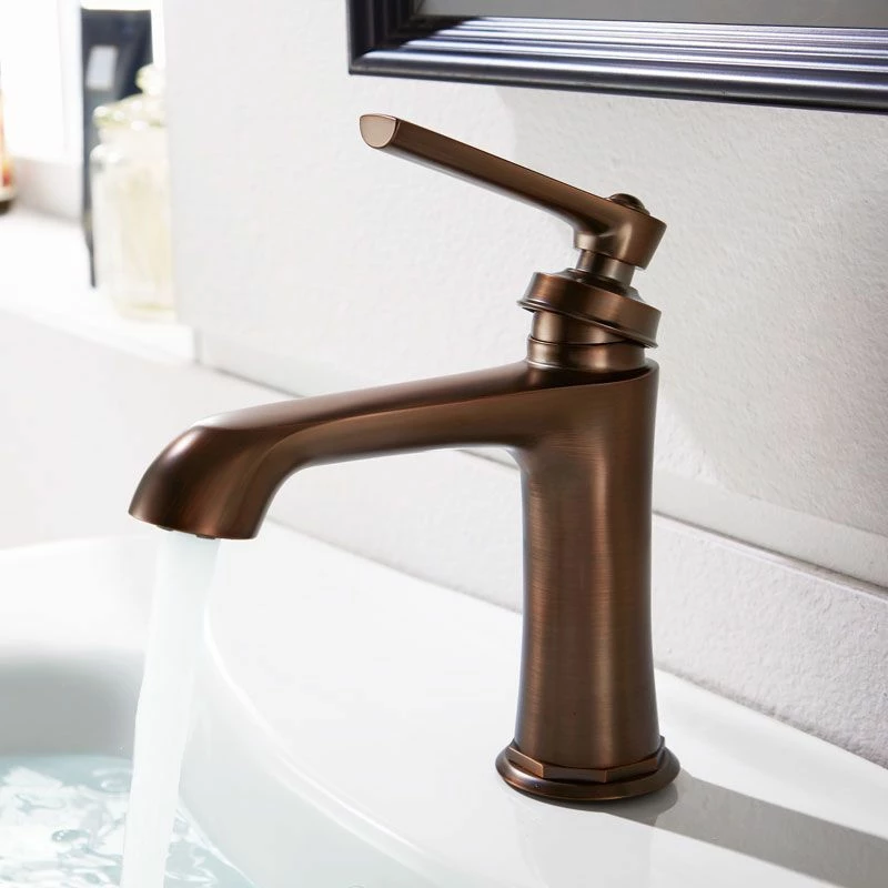 Robinet Mitigeur Lavabo Avec Bonde Incluse, Traité Cuivre, Liberty 4 Robinet Mitigeur Lavabo Avec Bonde Incluse, Traité Cuivre, Liberty – Image 2