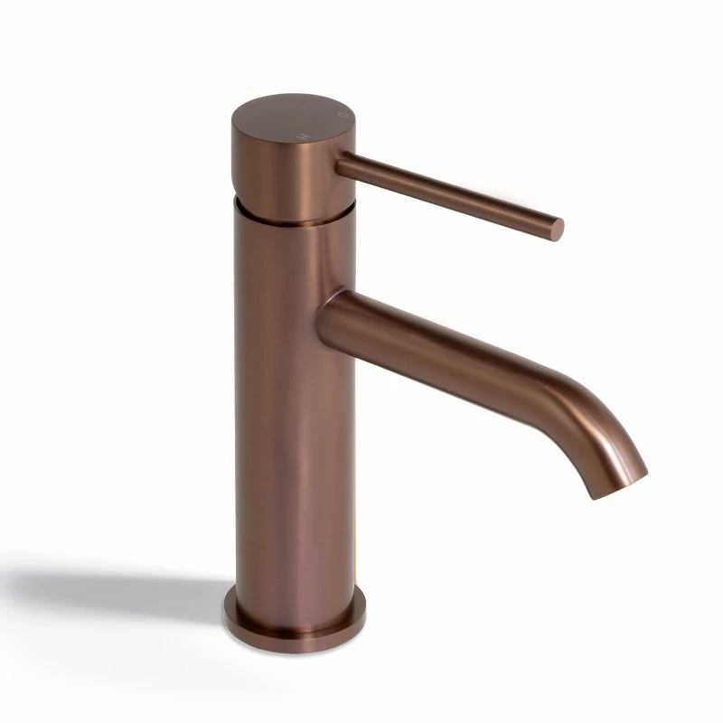 Robinet Mitigeur Lavabo Cuivré Brossé, Châtelet 3 Robinet Mitigeur Lavabo Cuivré Brossé, Châtelet