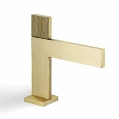 Robinet Mitigeur Lavabo, Doré Mat, Slim, Concorde