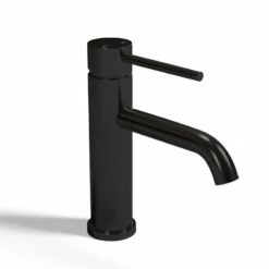 Robinet Mitigeur Lavabo Noir Brossé, Châtelet