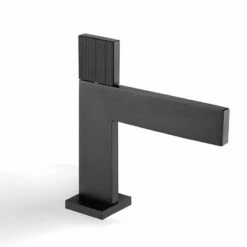 Robinet Mitigeur Lavabo, Noir Mat, Slim, Concorde