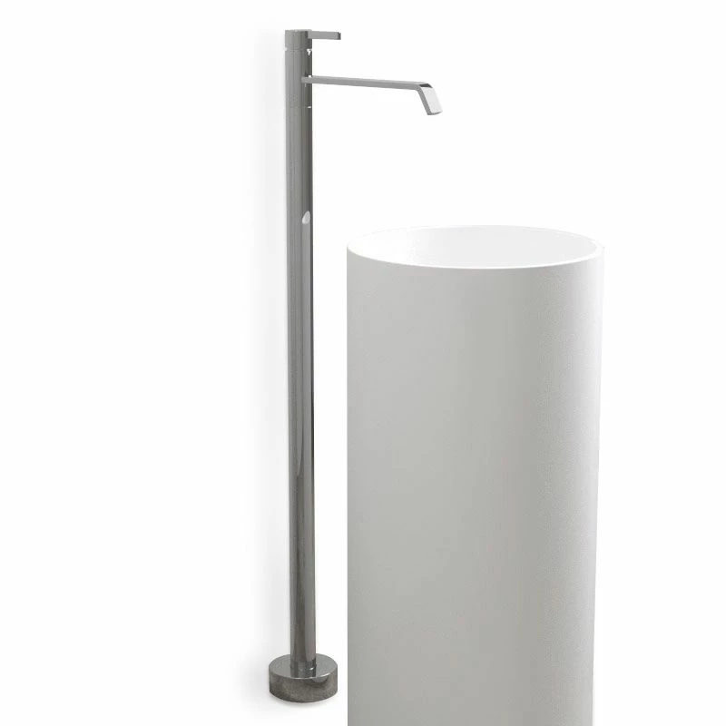 Robinet Mitigeur Lavabo Sur Pied, Chromé, Seth 3 Robinet Mitigeur Lavabo Sur Pied, Chromé, Seth