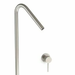 Robinet Mitigeur Lavabo Sur Pied, Inox Brossé, Châtelet -Produits De Salle De Bain Soldes 2024 robinet mitigeur lavabo sur pied inox brosse chatelet 1