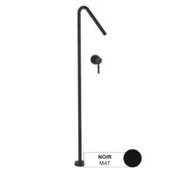 Robinet Mitigeur Lavabo Sur Pied, Noir Mat, Châtelet -Produits De Salle De Bain Soldes 2024 robinet mitigeur lavabo sur pied noir mat chatelet 2