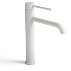 Robinet Mitigeur Lavabo Surélevé Blanc Mat, Châtelet III