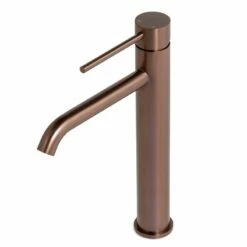 Robinet Mitigeur Lavabo Surélevé Cuivré Brossé, Châtelet III -Produits De Salle De Bain Soldes 2024 robinet mitigeur lavabo sureleve cuivre brosse chatelet iii 1