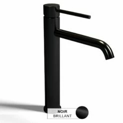 Robinet Mitigeur Lavabo Surélevé Noir Brillant, Châtelet III -Produits De Salle De Bain Soldes 2024 robinet mitigeur lavabo sureleve noir brillant chatelet iii 2